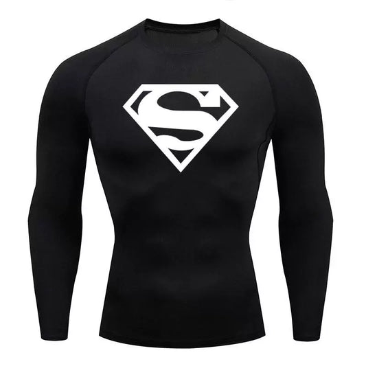 Superman Long Sleeve Compression